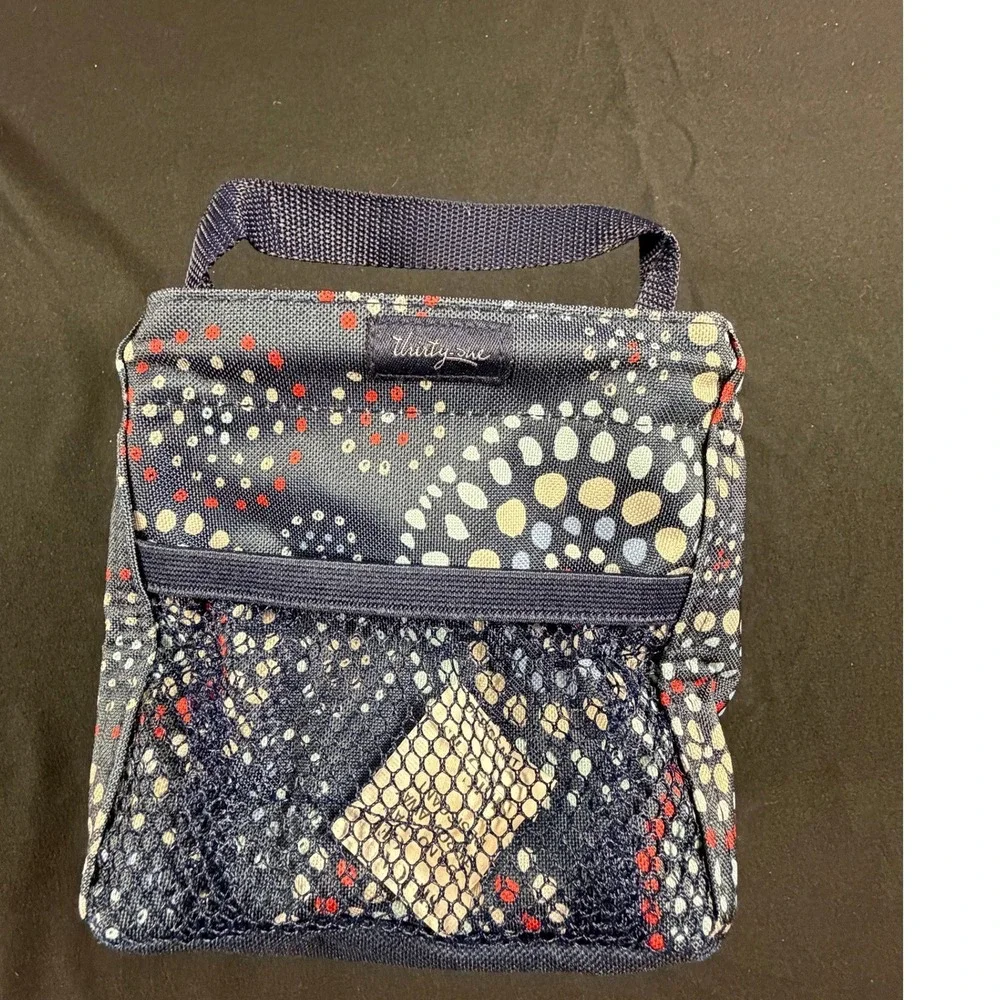 Thirty-One Littles Carry-All Caddy Sweet Sparklers Navy Blue Mini Tote Organizer